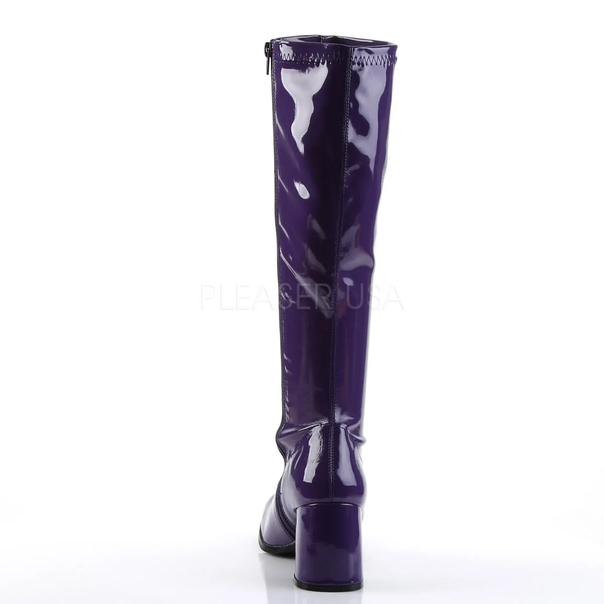 3 Inch Heel GOGO-300 Purple Pat