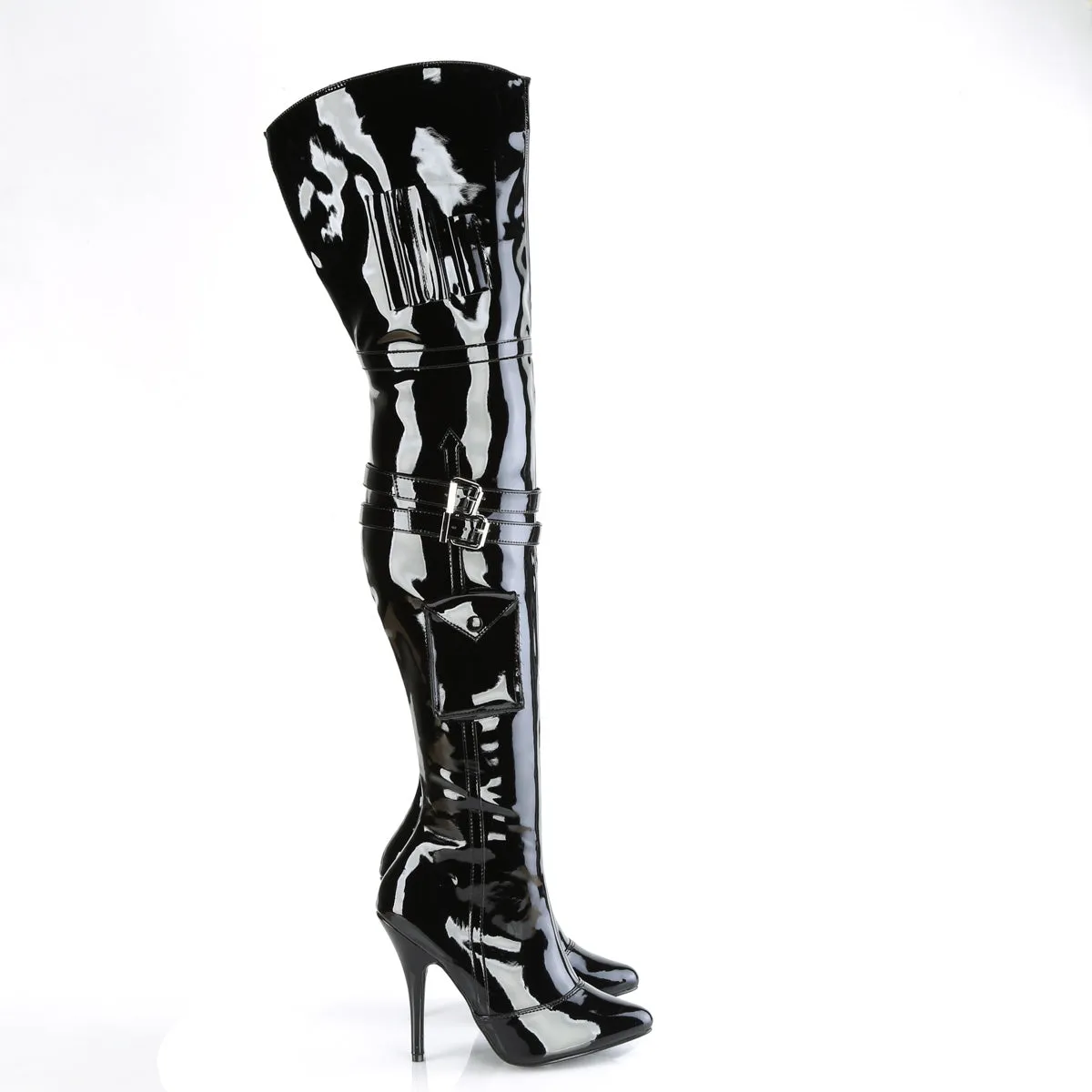 5 Inch Heel SEDUCE-3019 Black Patent