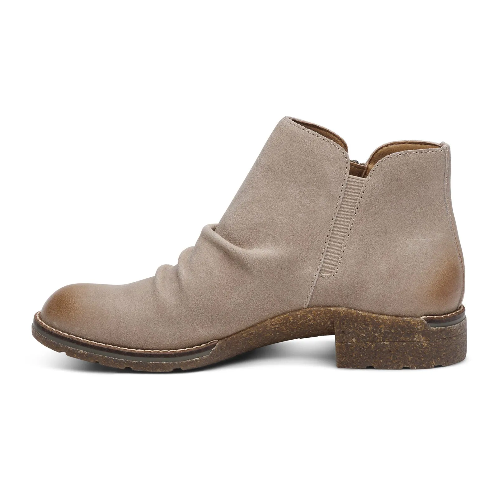 Aetrex Mila Ankle Boot (Women) - Taupe