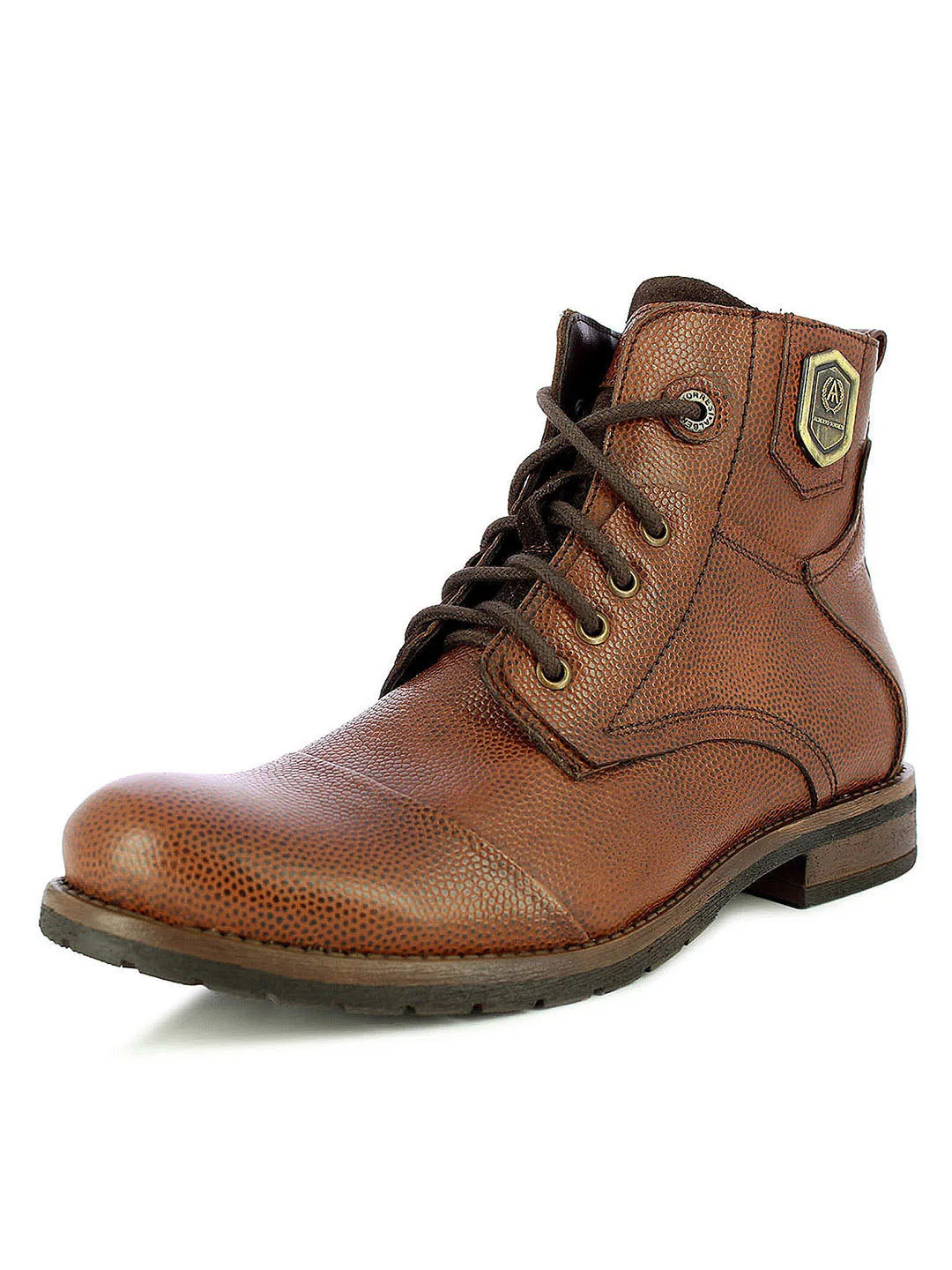 Alberto Torresi Men Mid Brown Eli High Top Boots