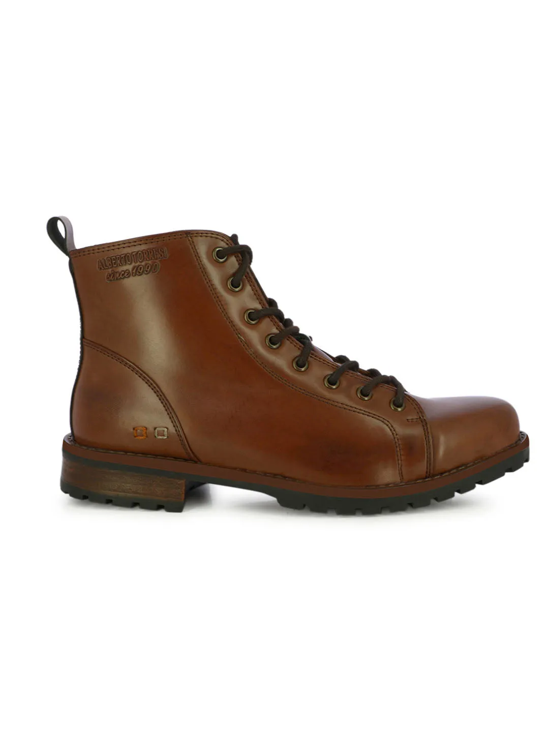 Alberto Torresi Men's Calgary Brown Boots