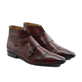 Arhus - Men's Oxblood Calf Leather Boot