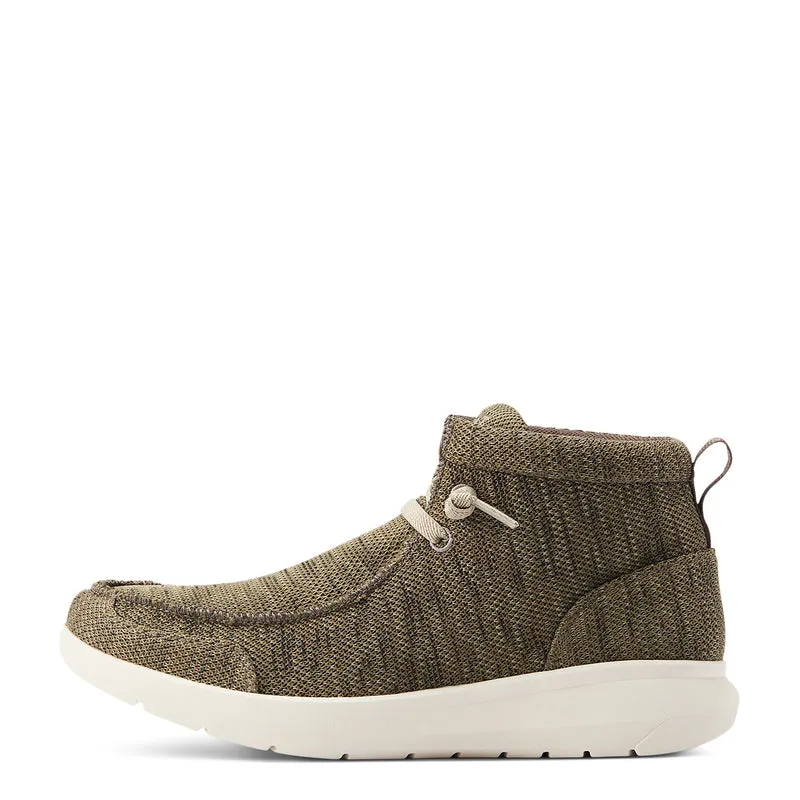 'Ariat' Men's 4 Hilo Rodeo Slip On Chukka - Heathered Olive