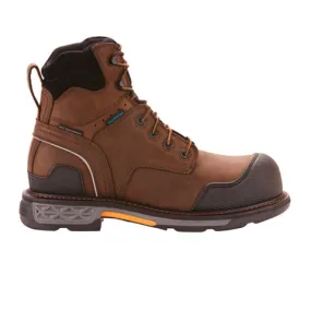 Ariat OverDrive XTR 6" Waterproof Composite Toe Work Boot (Men) - Oily Distressed Brown