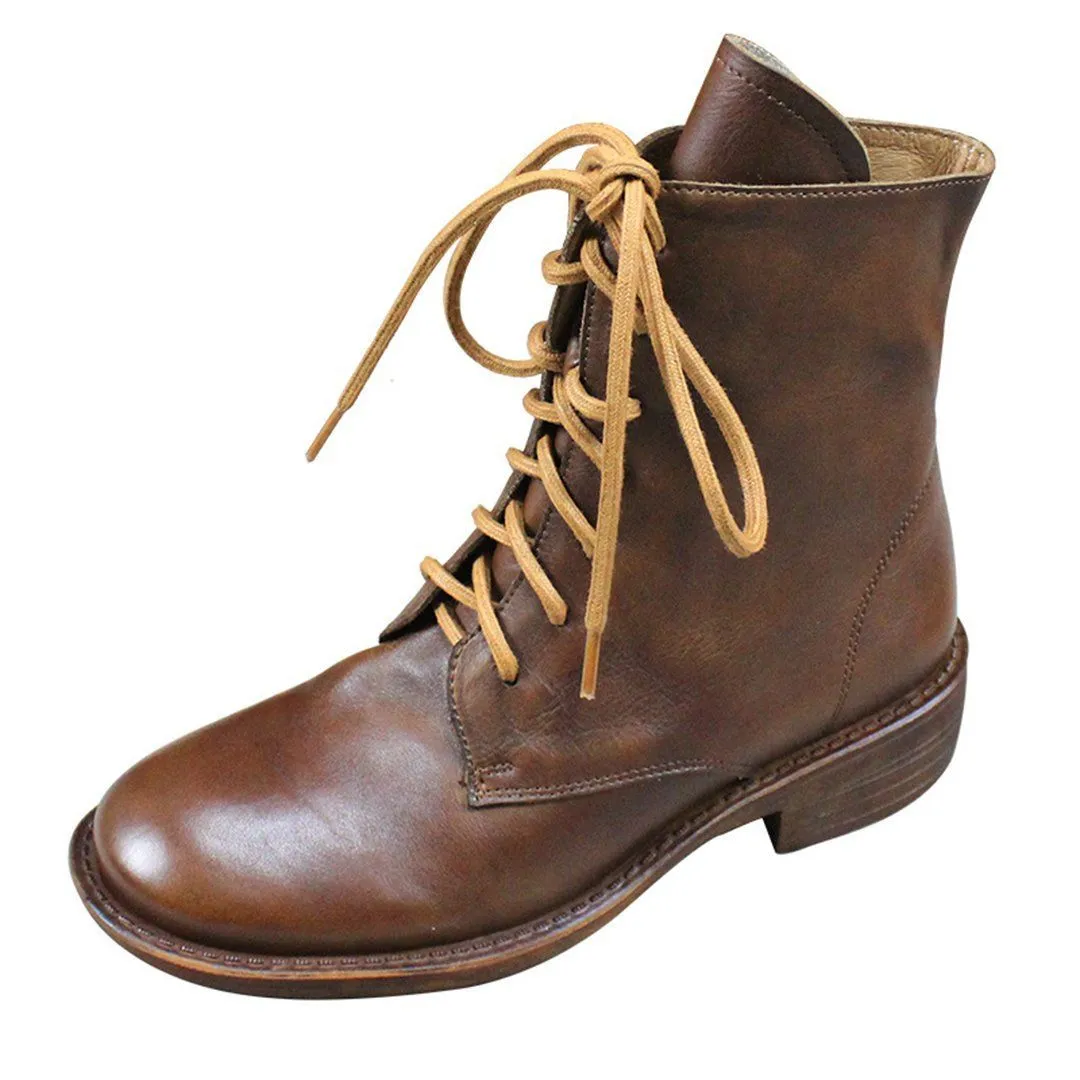 Babakud Solid Leather Original Handmade Comfy Martin Boots