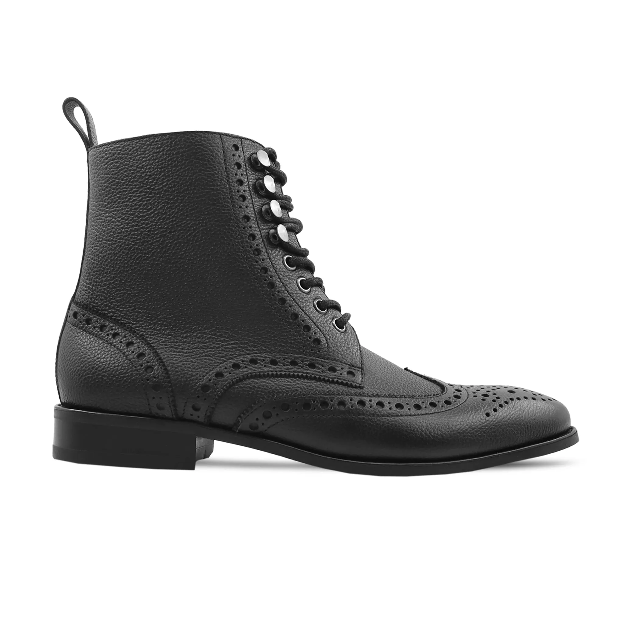 BALURAN - BLACK PEBBLE GRAIN BOOT