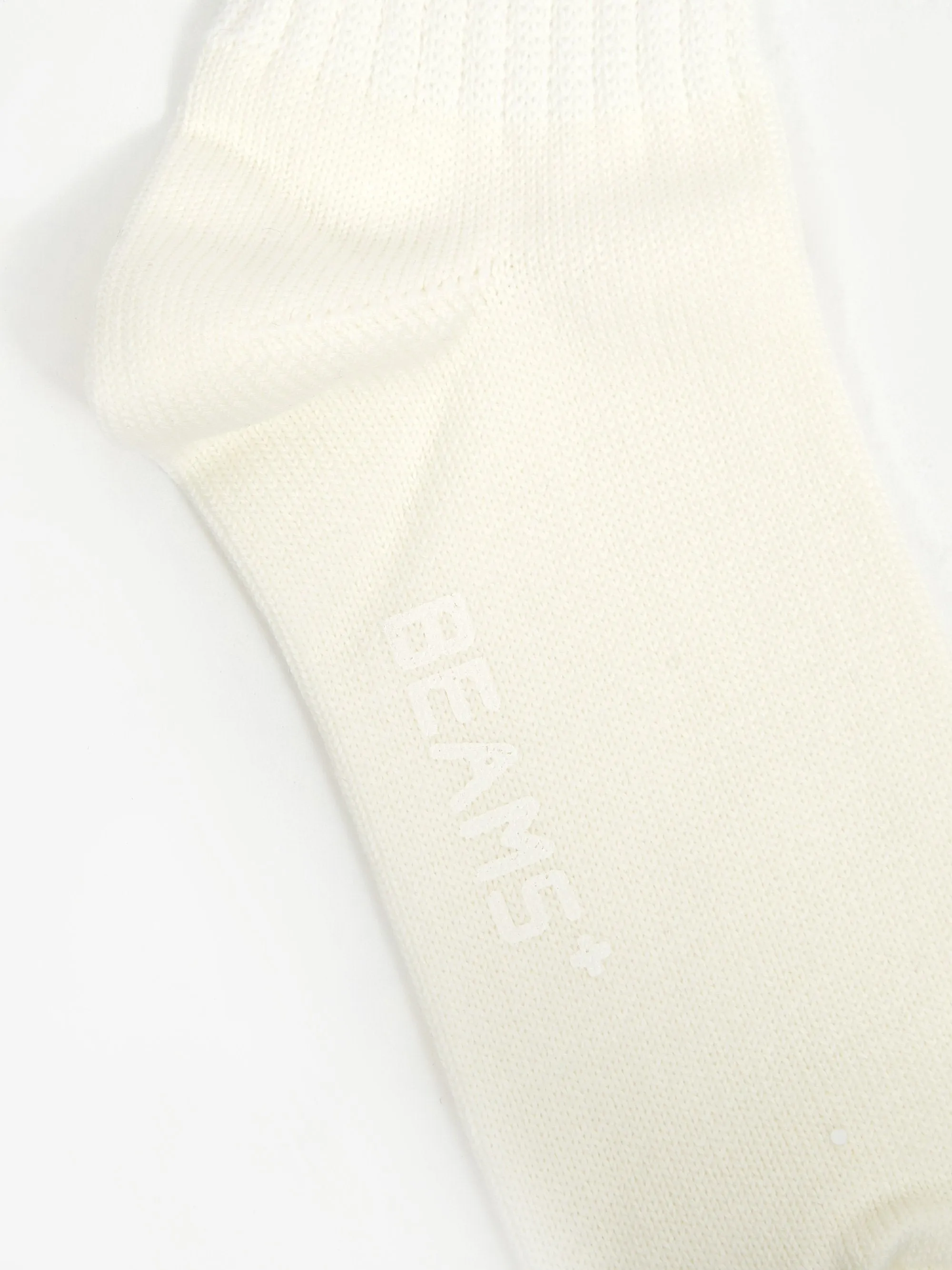 Beams Plus Schoolboy Sock - White/Navy