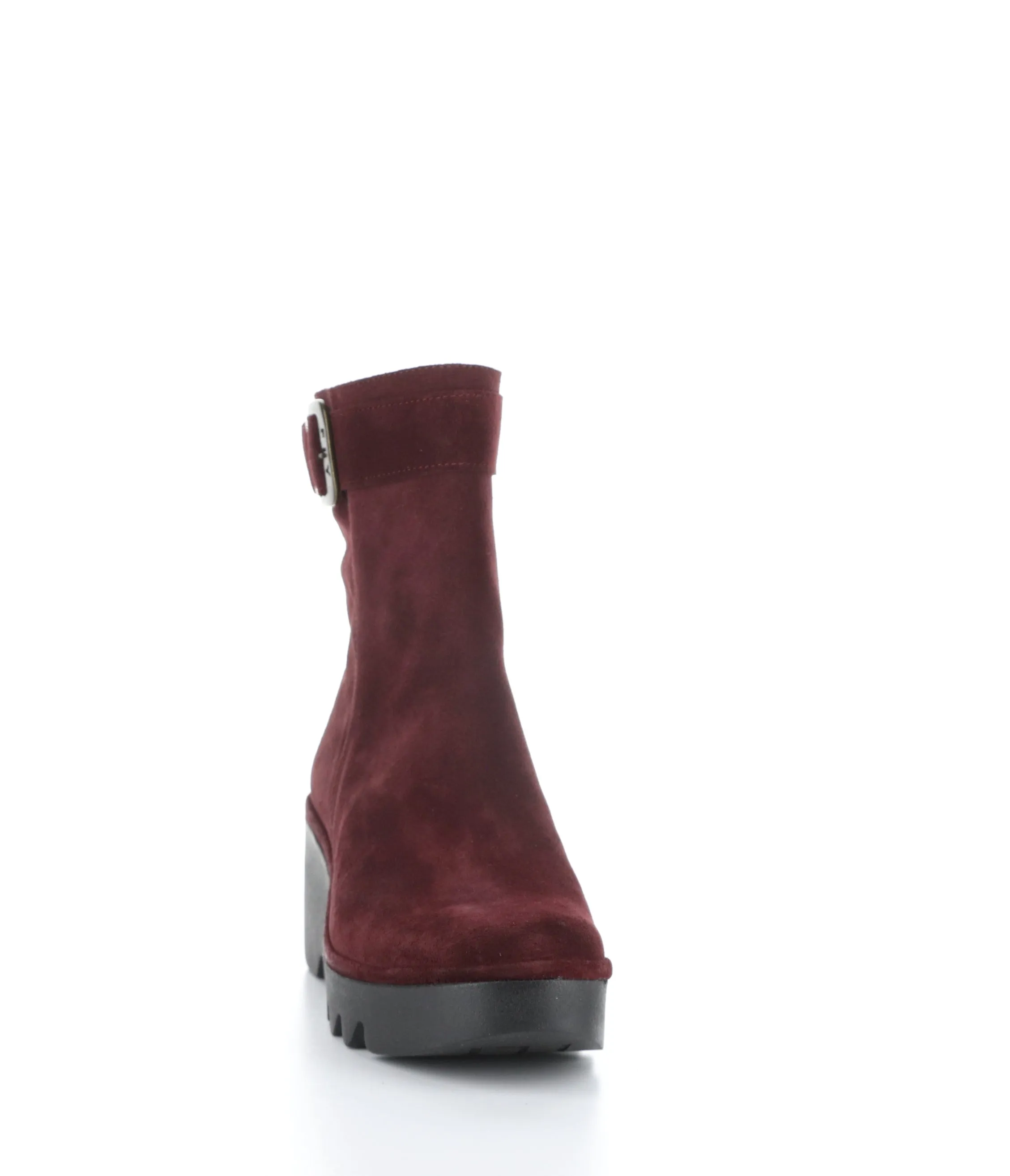 BEPP396FLY 001 WINE Round Toe Boots