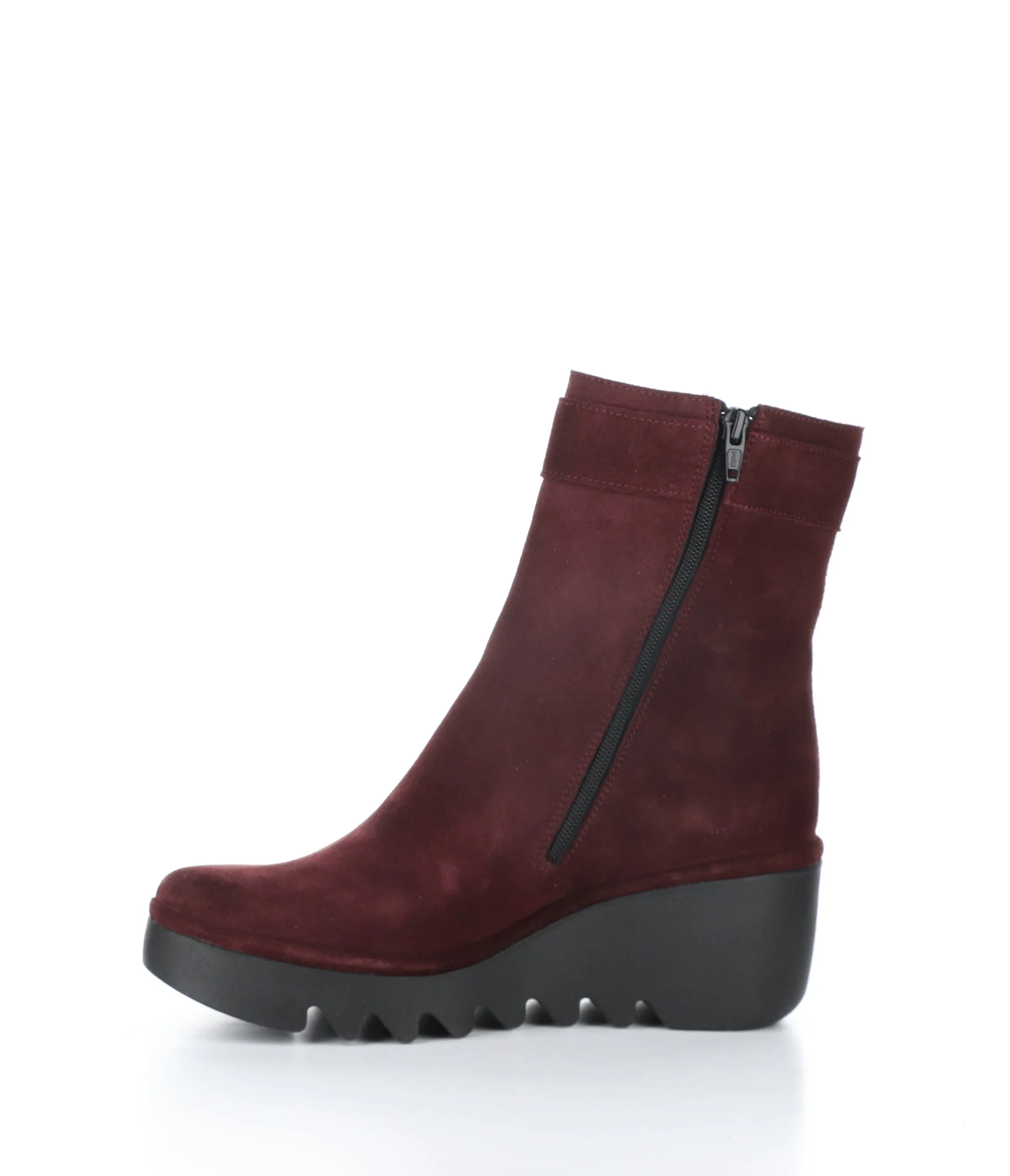 BEPP396FLY 001 WINE Round Toe Boots