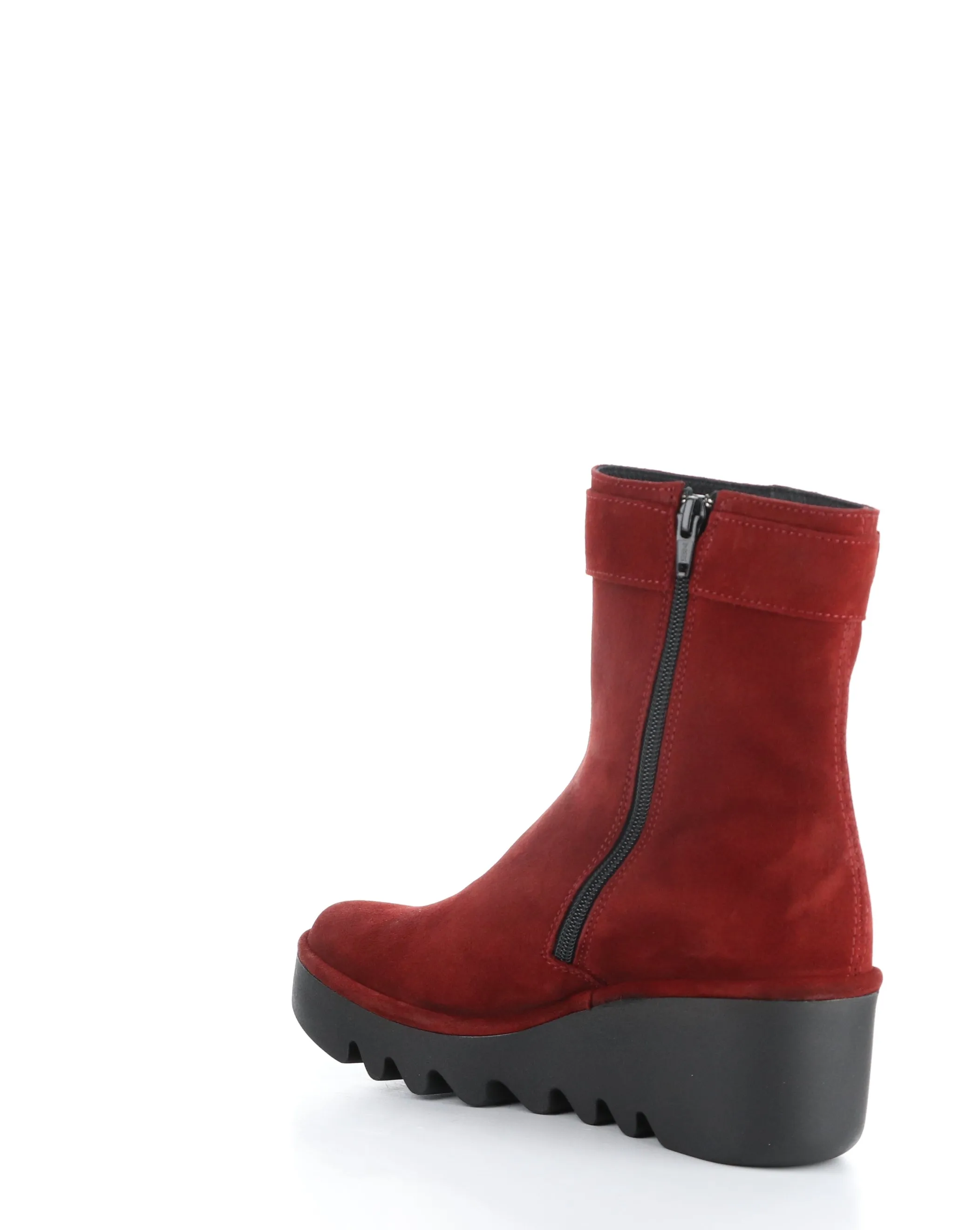 BEPP396FLY 013 RED Round Toe Boots