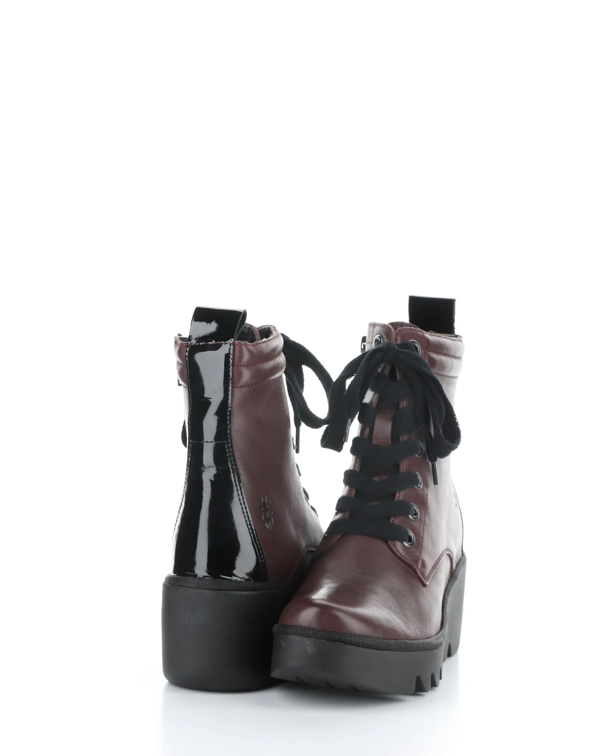 BIAZ329FLY 013 BORDEAUX/BLACK Lace-up Boots