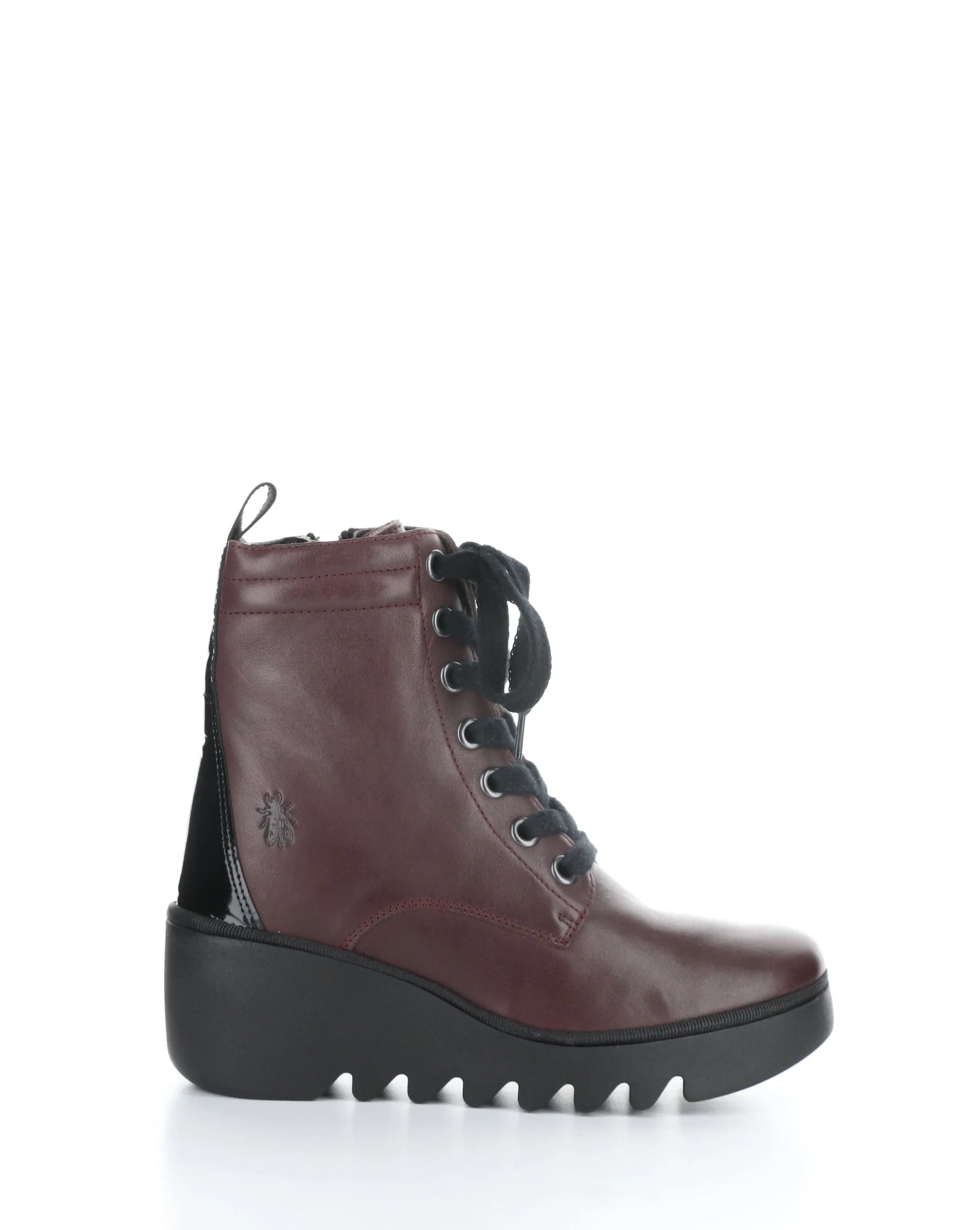 BIAZ329FLY 013 BORDEAUX/BLACK Lace-up Boots