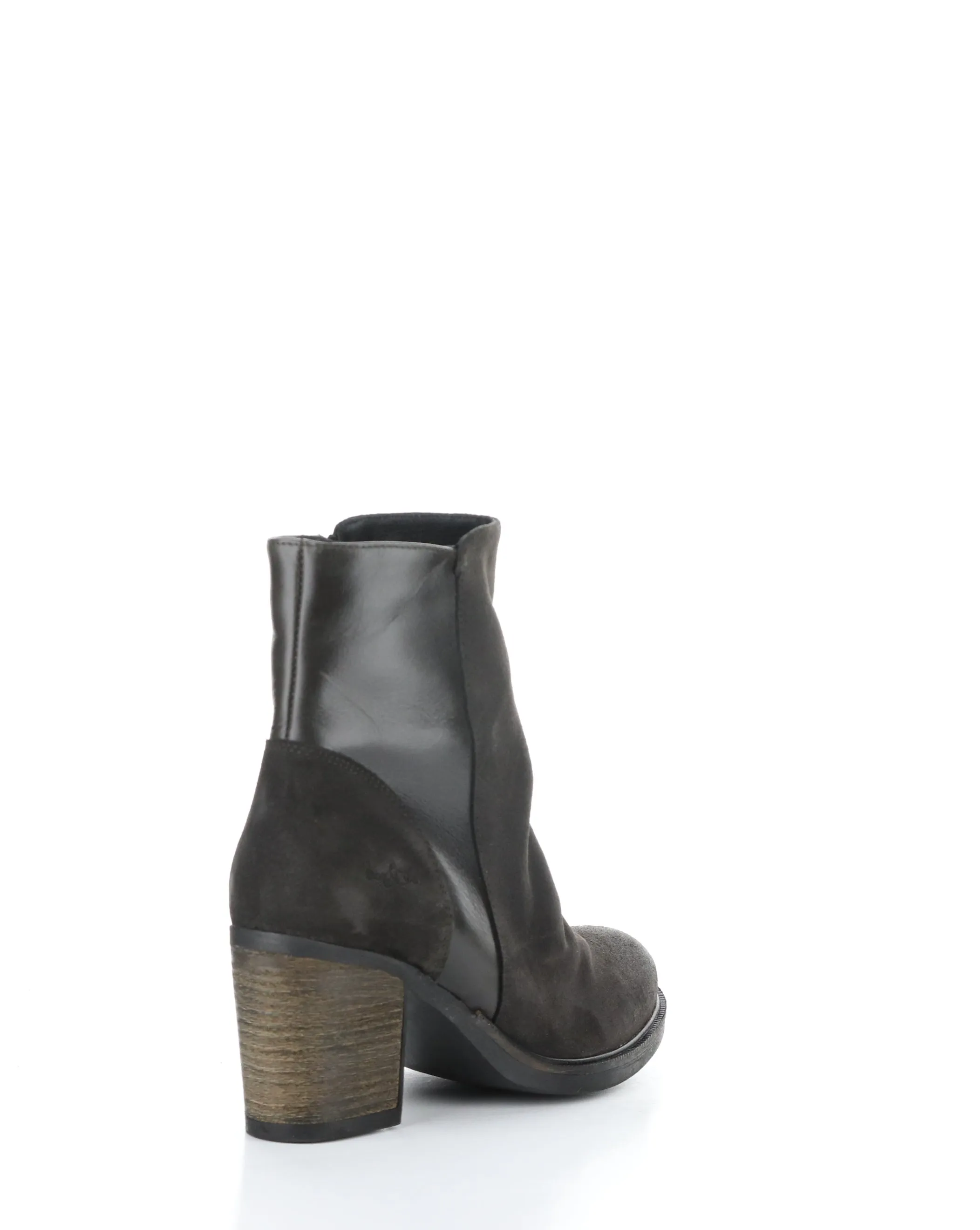 BIBOS GREY Round Toe Boots