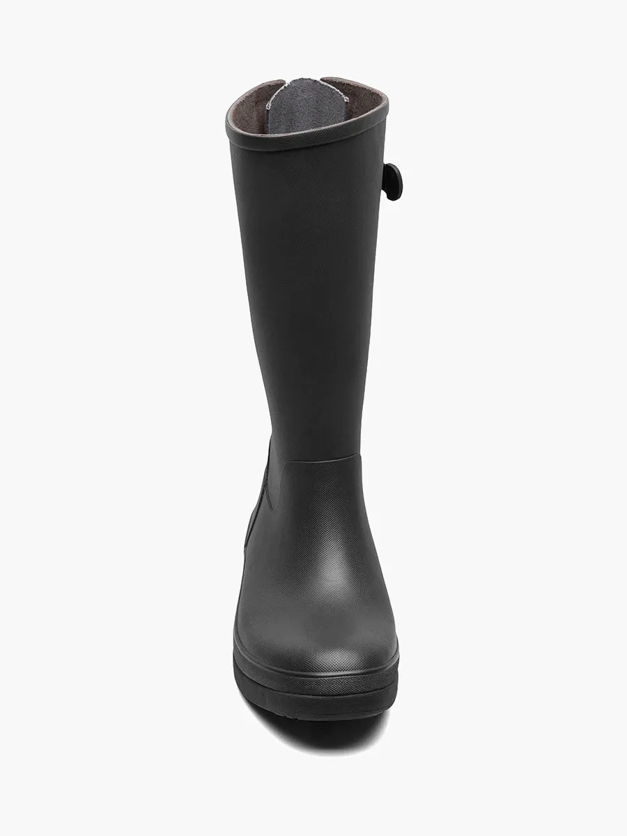 Bogs- Women's Amanda II Tall Adjustable Black Rain Boots 72786001