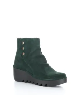 BROM344FLY 002 GREEN FOREST Round Toe Boots