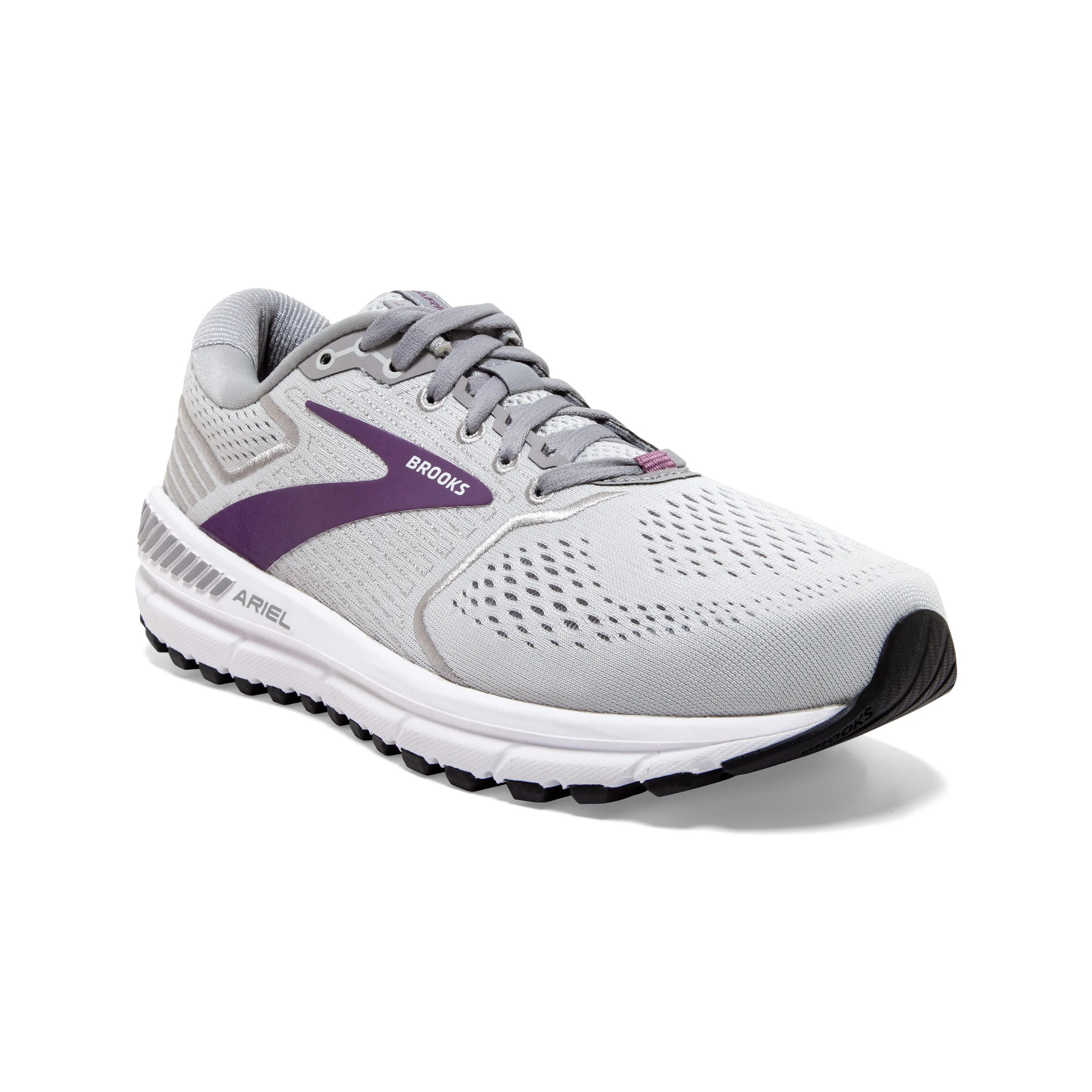 'Brooks' Women's Ariel 20 - Oyster / Alloy / Grape