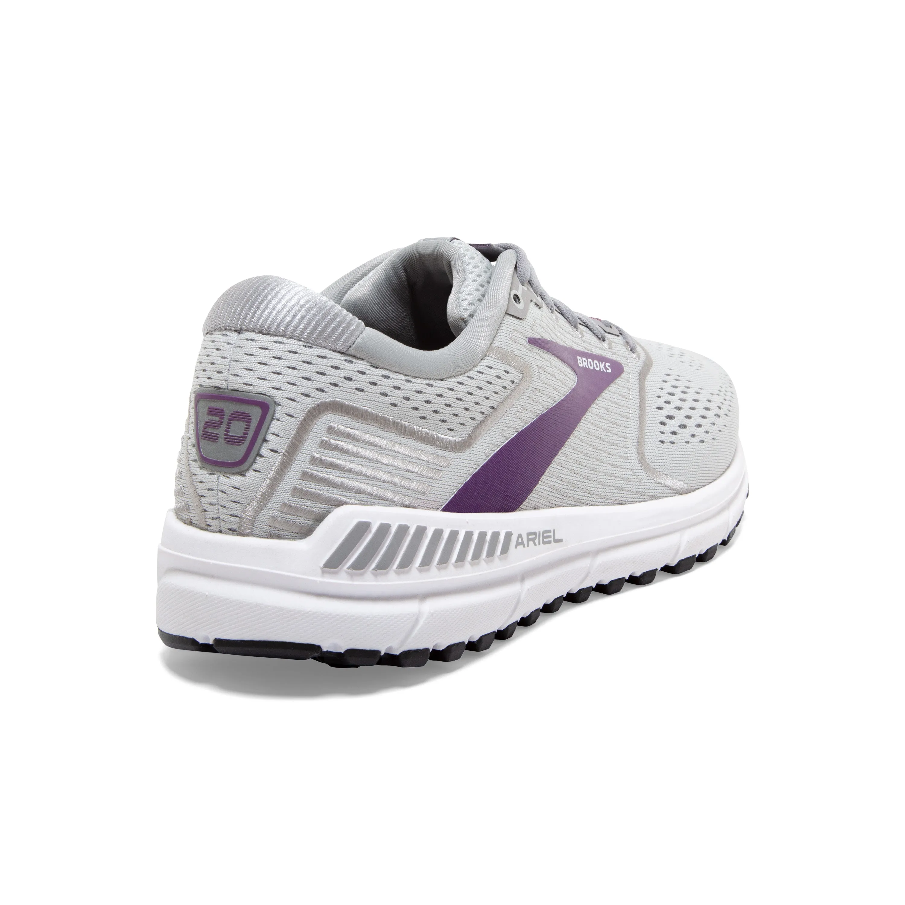 'Brooks' Women's Ariel 20 - Oyster / Alloy / Grape