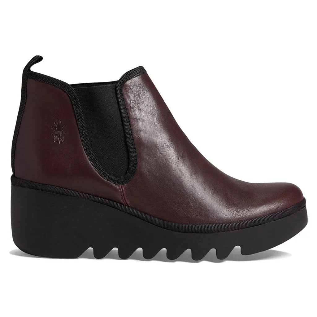 Byne349Fly Leather Women's Chelsea Ankle Boots