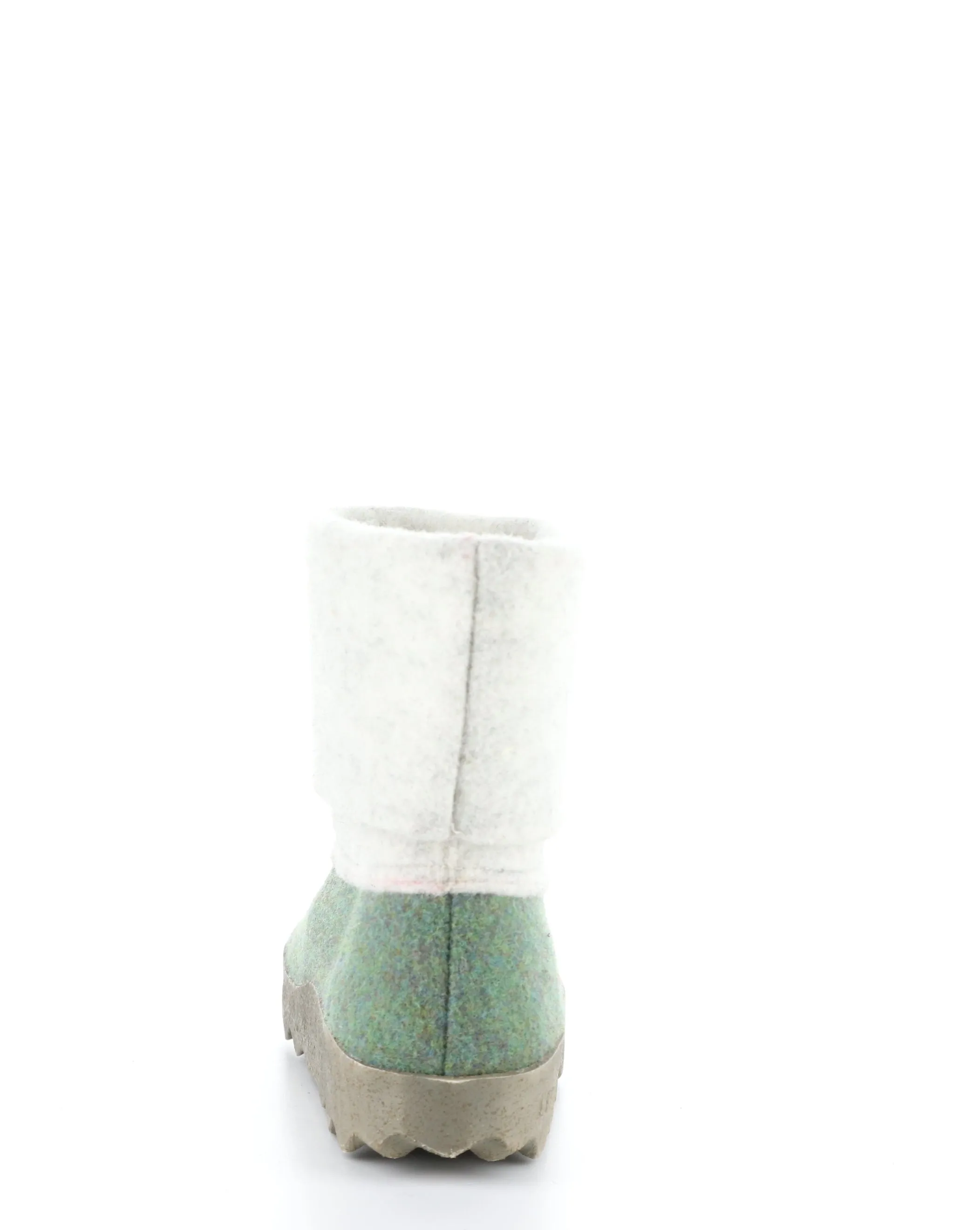 CADY137ASP Green Round Toe Boots