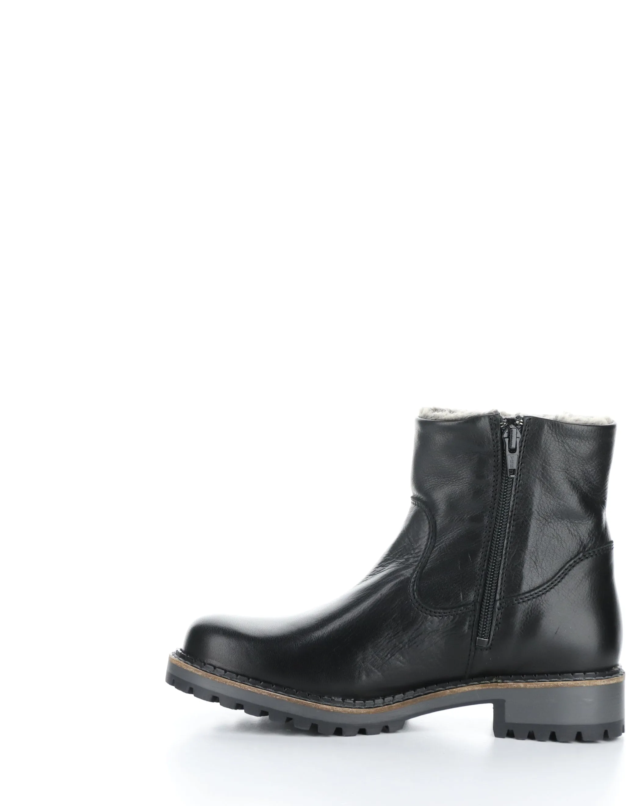 CALIB BLACK Round Toe Boots