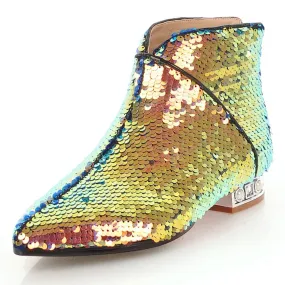 Cascade Sequin Boots