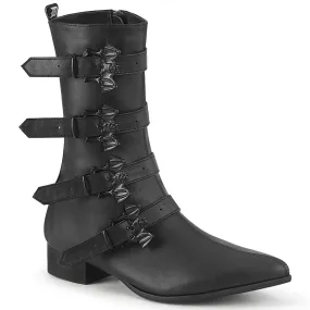 Demonia Warlock-110-B-Black-Size 7-Clearance