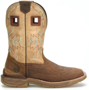 'Double H' Men's 11" Clem EH SR Western Work - Tan / White