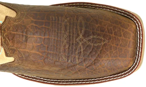 'Double H' Men's 11" Clem EH SR Western Work - Tan / White