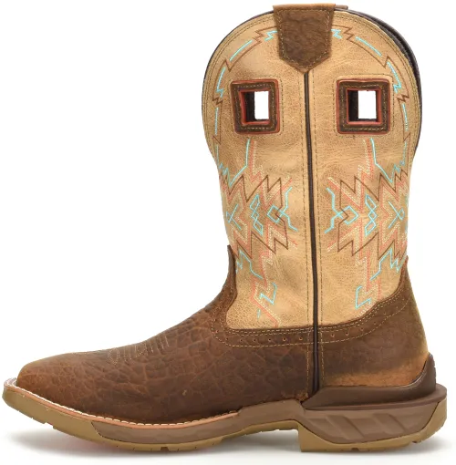 'Double H' Men's 11" Clem EH SR Western Work - Tan / White