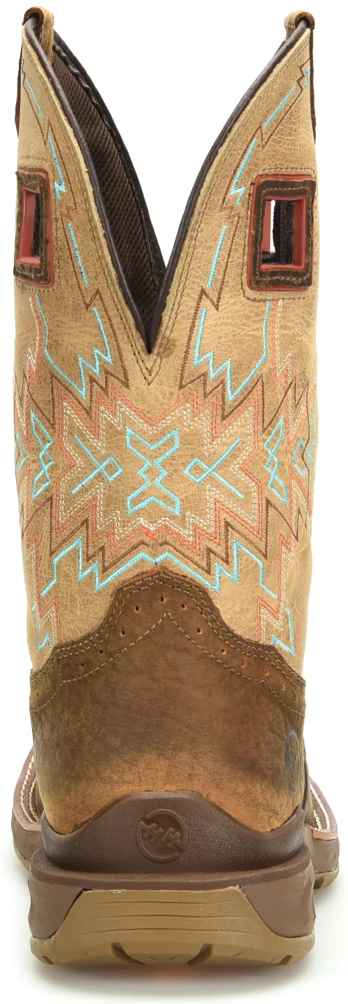 'Double H' Men's 11" Clem EH SR Western Work - Tan / White