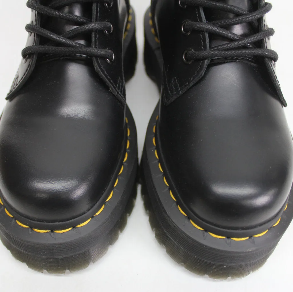 Dr. Martens Jadon Black Unisex Leather Mid-calf 8-eye Boots - UK 3