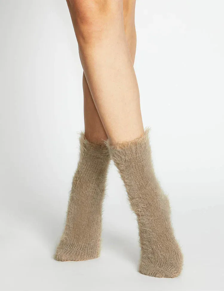 Furry Plush Sock