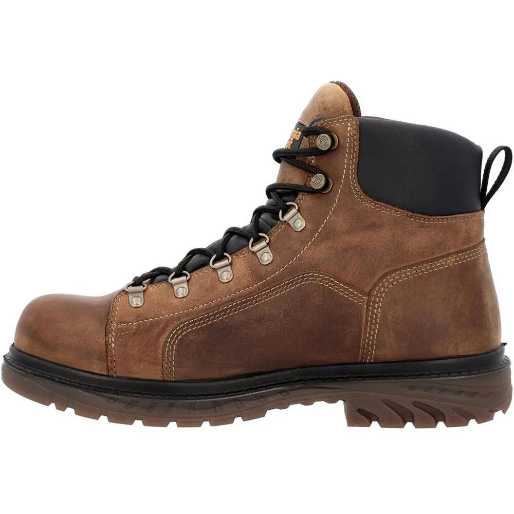 'Georgia Boot' Men's 6" EH WP Steel Toe - Brown