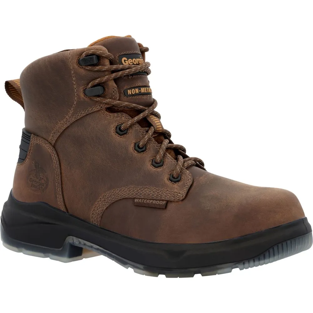 'Georgia Boot' Men's 6" FLXpoint Ultra EH WP Soft Toe - Brown