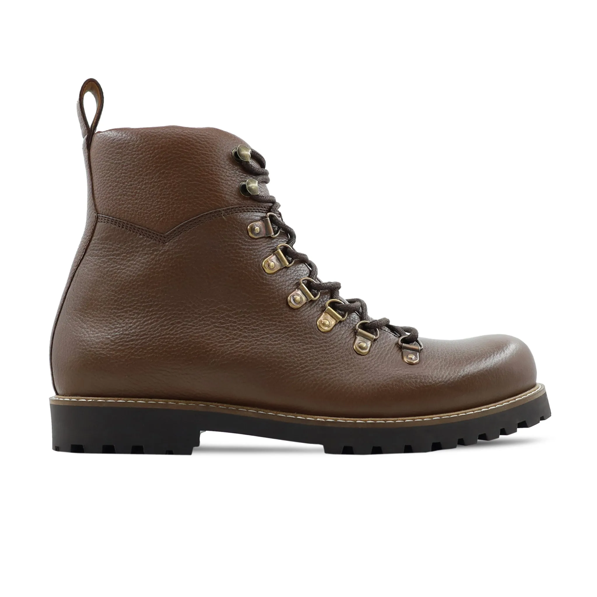 Hecla - Men's Brown Pebble Grain Boot