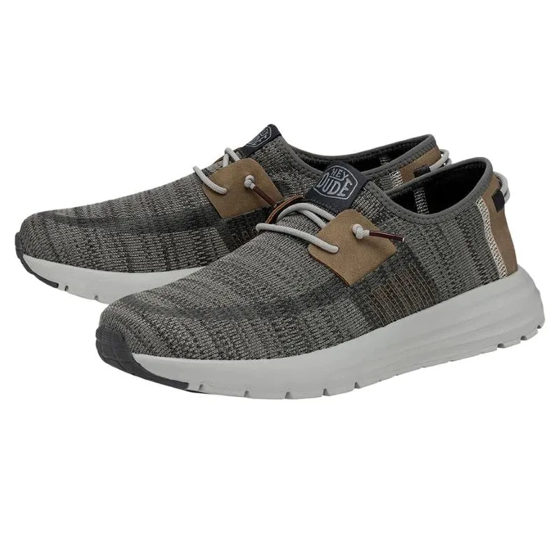 'Hey Dude' Men's Sirocco - Grey Mix