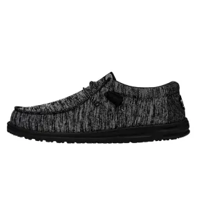 'Hey Dude' Men's Wally Sport Knit - Black / Black