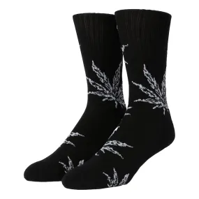 HUF TRIBAL PLANTLIFE SOCK-BLACK