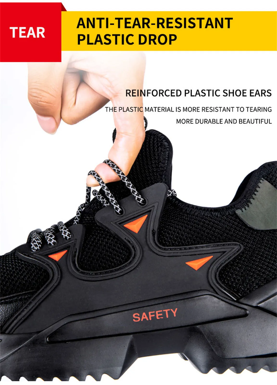 Indestructible Steel Toe Shoes Women Work Safety Anti Pierce Construction Shoes