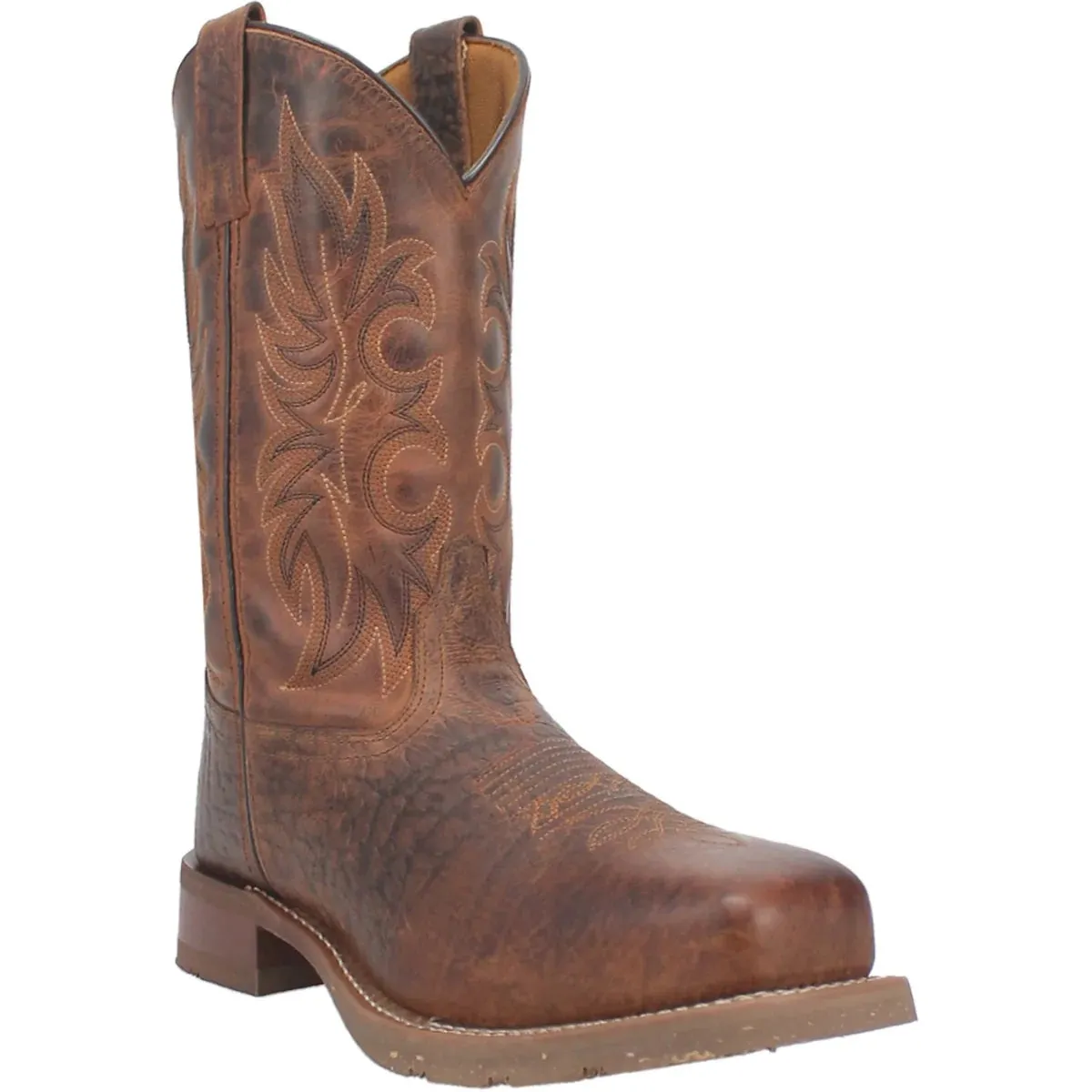 'Laredo' Men's 11 Durant Western Square Steel Toe - Rust