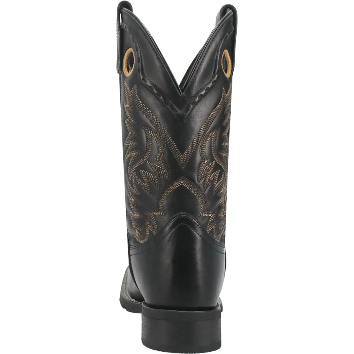 'Laredo' Men's 11 Kane Western Square Toe - Black