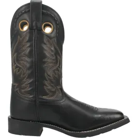 'Laredo' Men's 11 Kane Western Square Toe - Black