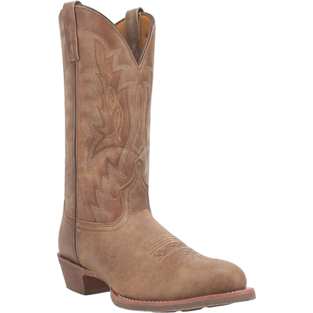 'Laredo' Men's 12 Weller Western Round Toe - Tan