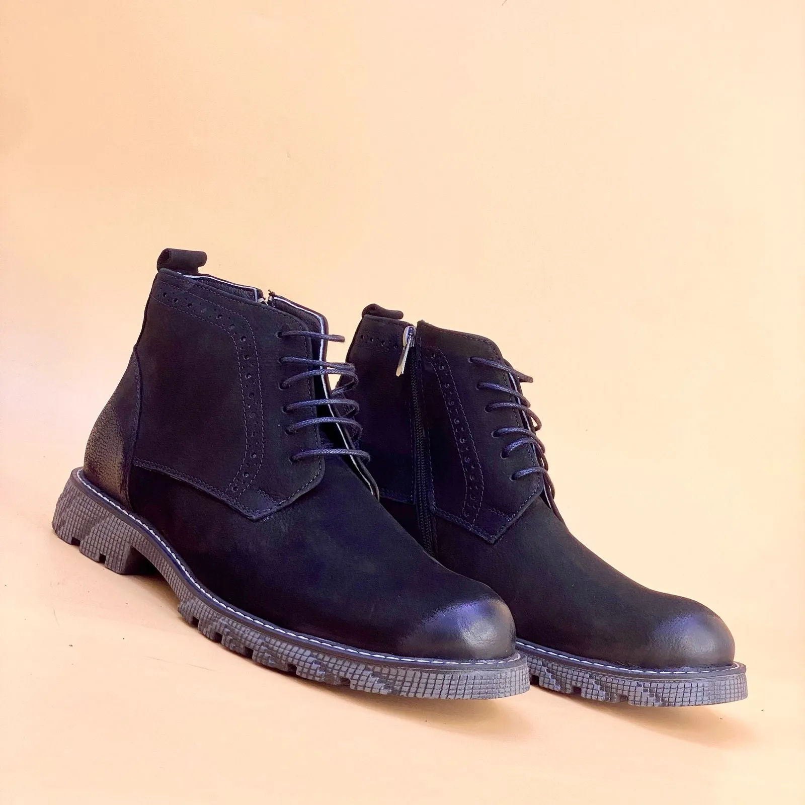 MADE IN TURKEY GENUINE LEATHER MEN BOOTS ON503