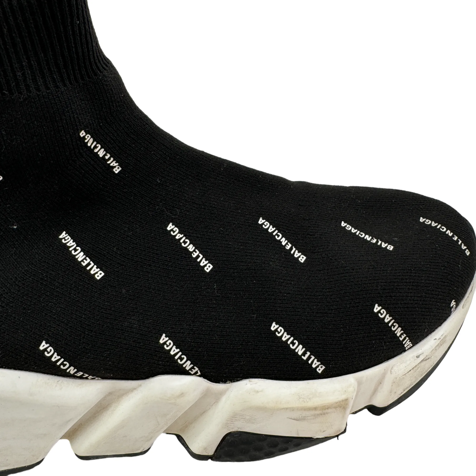 Men's Speed Sock High Trainers Black Size EU 40 / UK 6