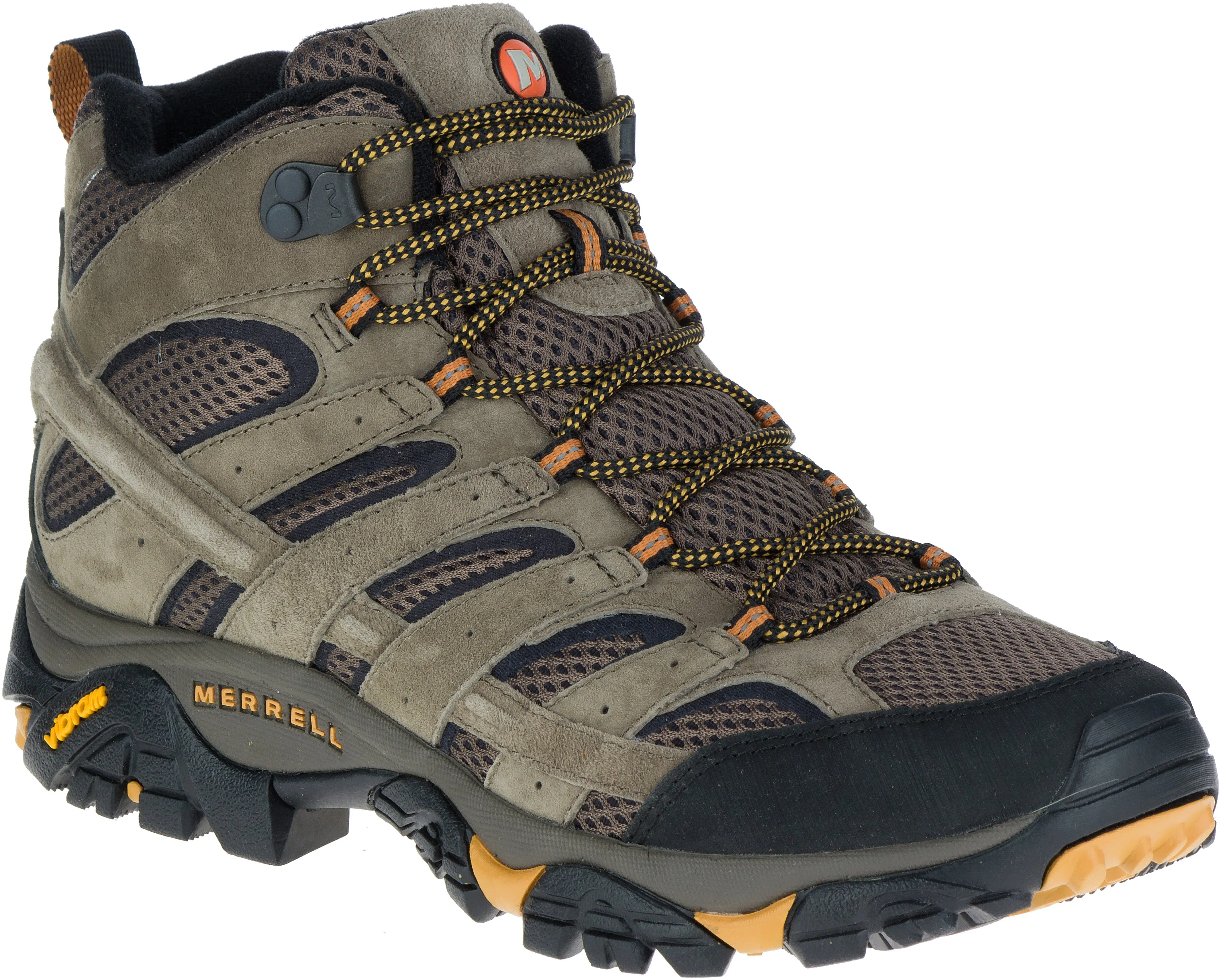 'Merrell' Men's Moab 2 Mid Ventilator - Grey / Tan