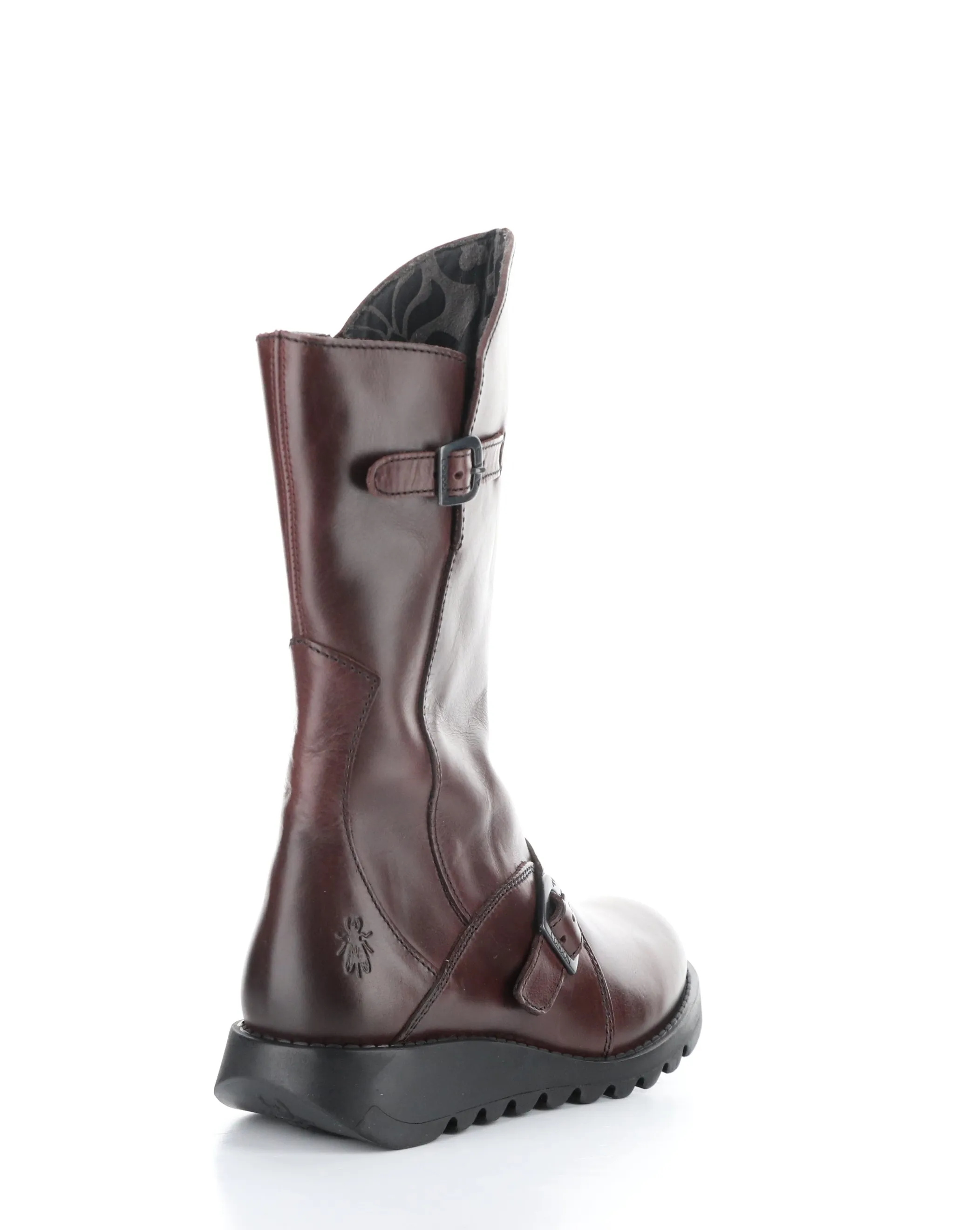 MES913FLY 032 WINE Round Toe Boots