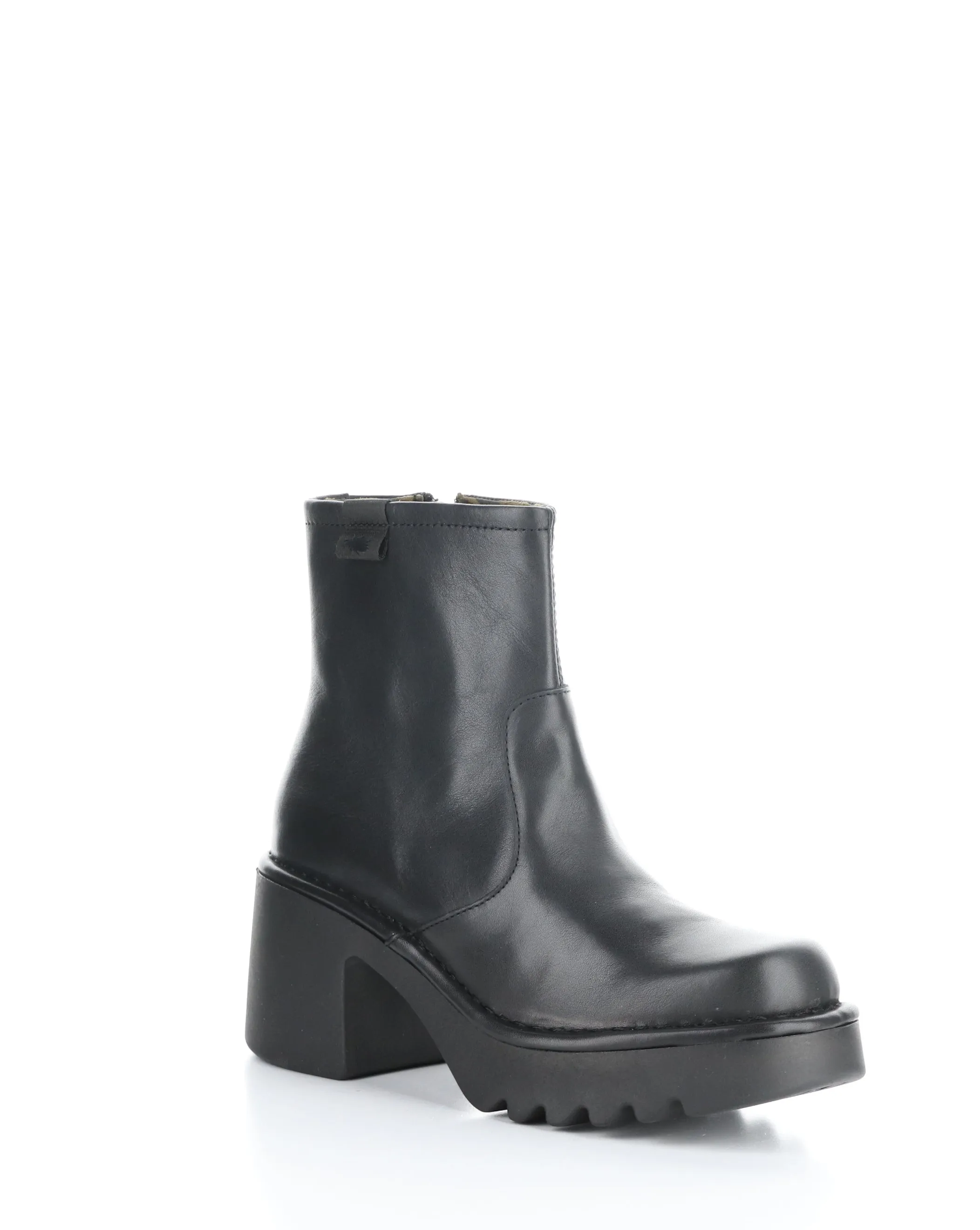 MOGE250FLY 000 BLACK Round Toe Boots