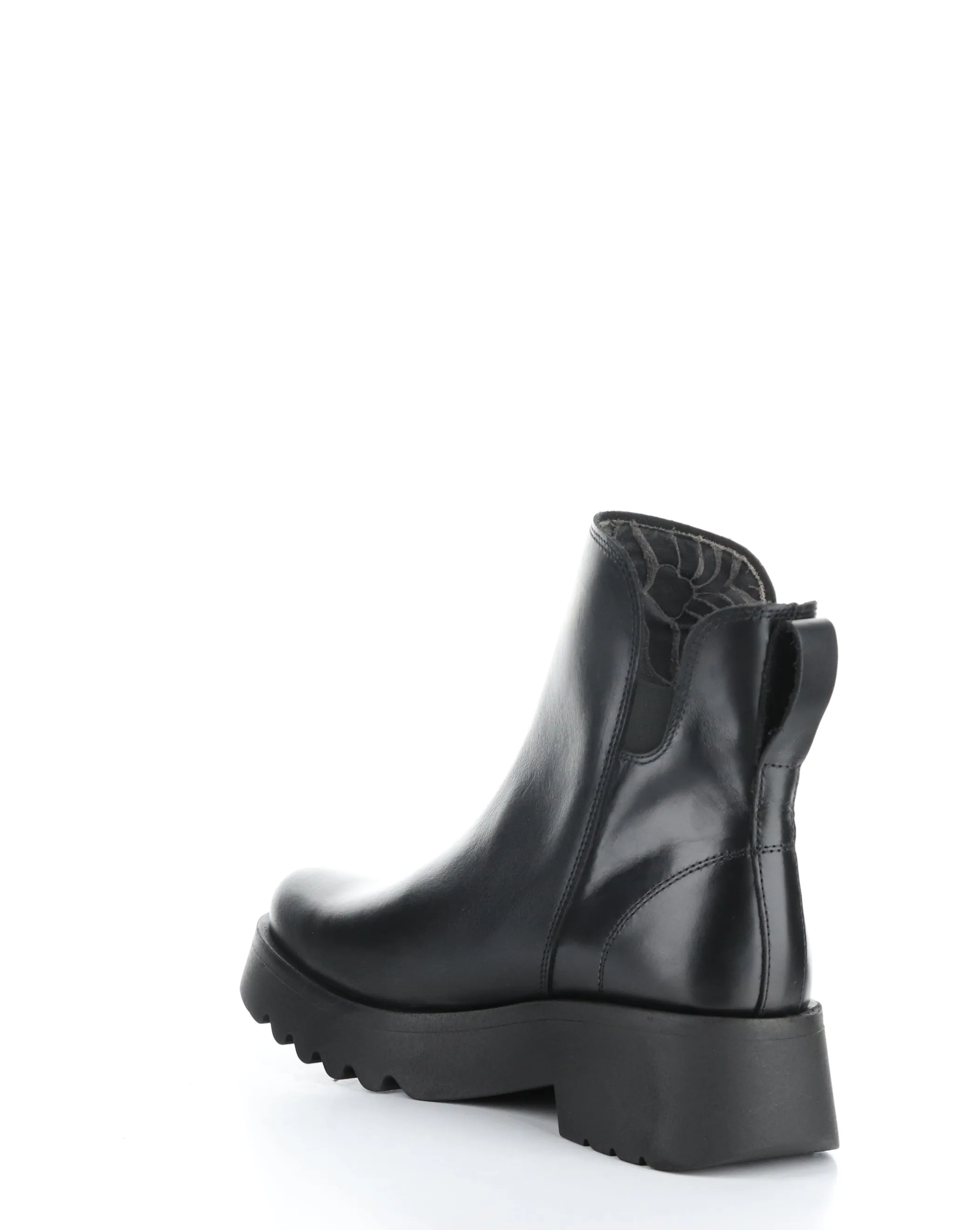 MUZZ977FLY 000 BLACK Round Toe Boots