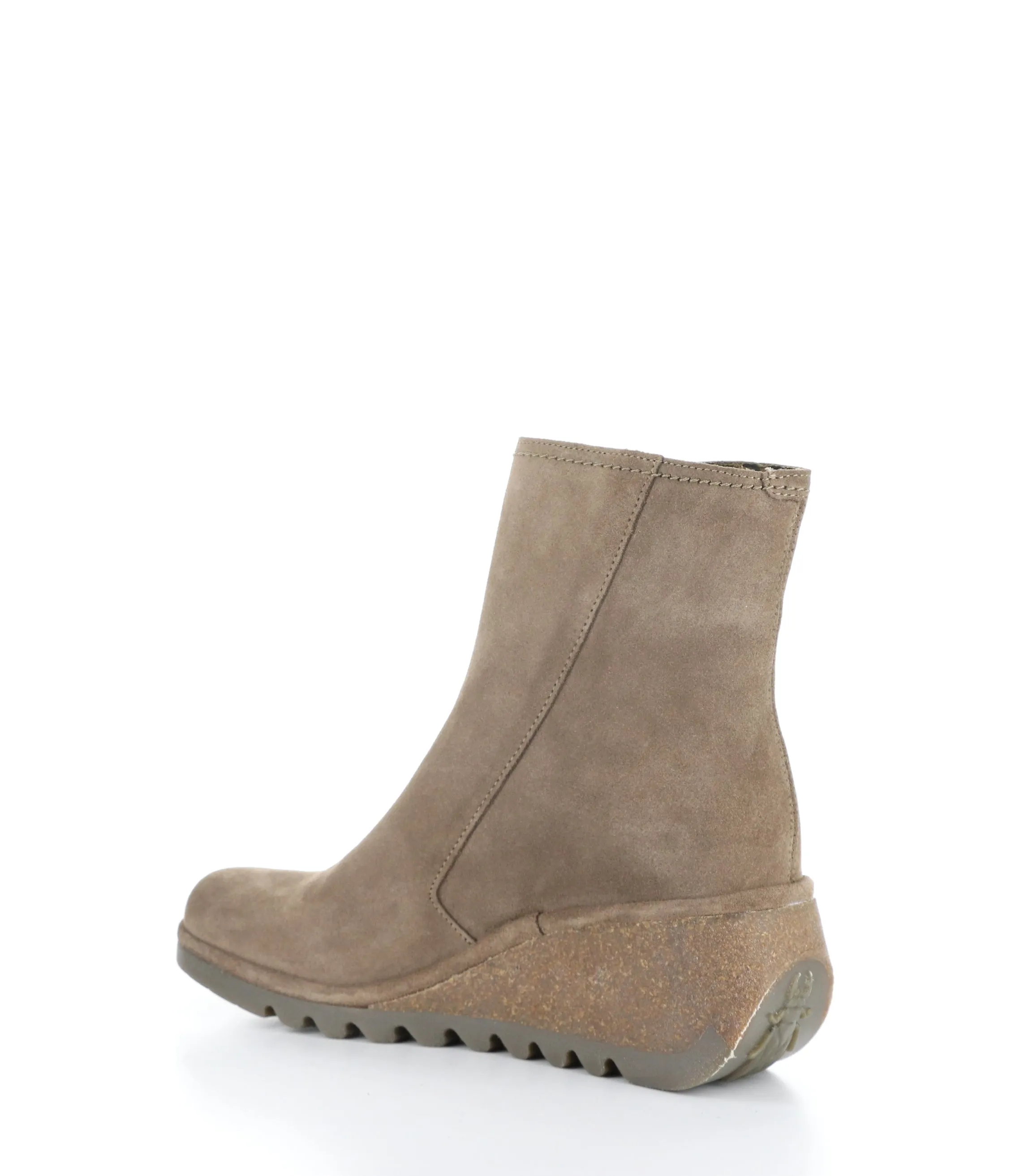 NELA407FLY 004 TAUPE Round Toe Boots